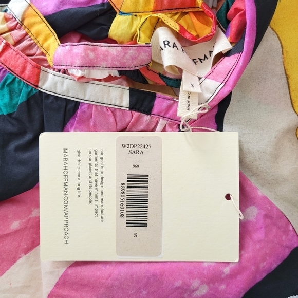 New Mara Hoffman Sara Midi Dress NWT Small - Picture 11 of 11